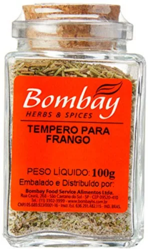 Tempero Para Frango Bombay 100g - BOMBAY - Mercearia
