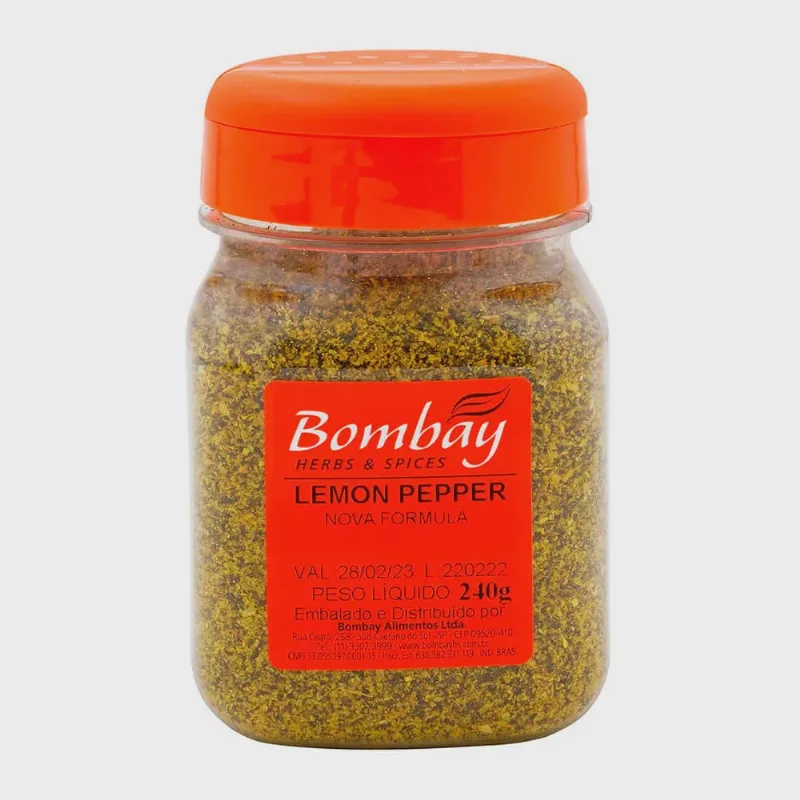 Tempero Lemon Pepper Bombay 240g