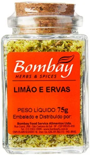 Tempero Limao E Ervas Bombay 75g - BOMBAY