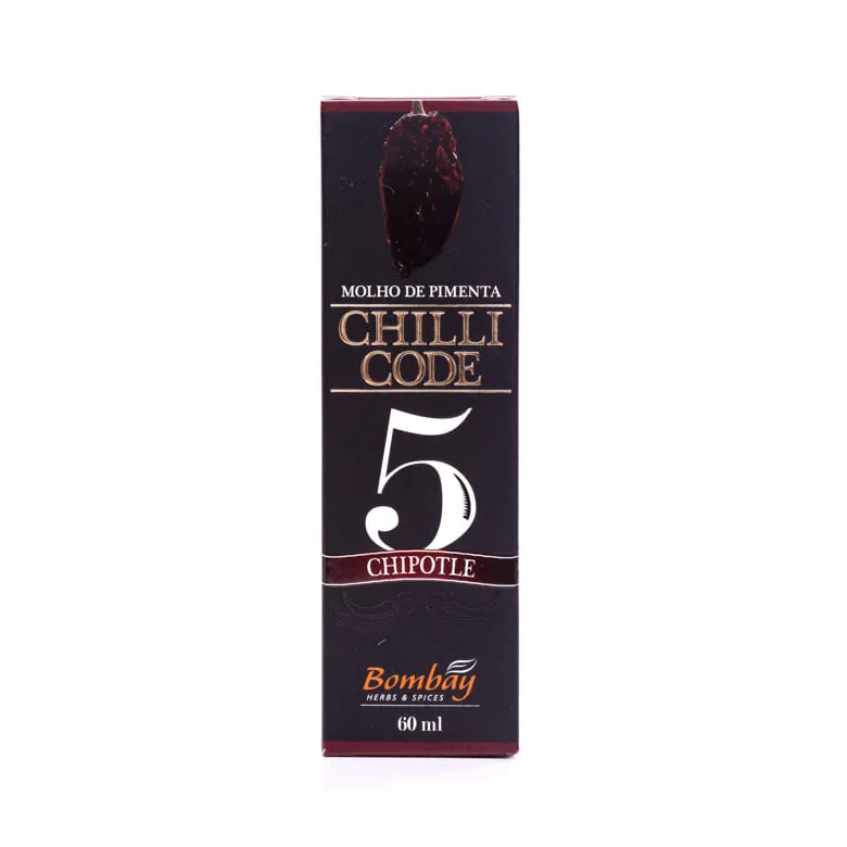 CHILLI CODE 5 CHIPOTLE BOMBAY 60ML - BOMBAY - Mercearia