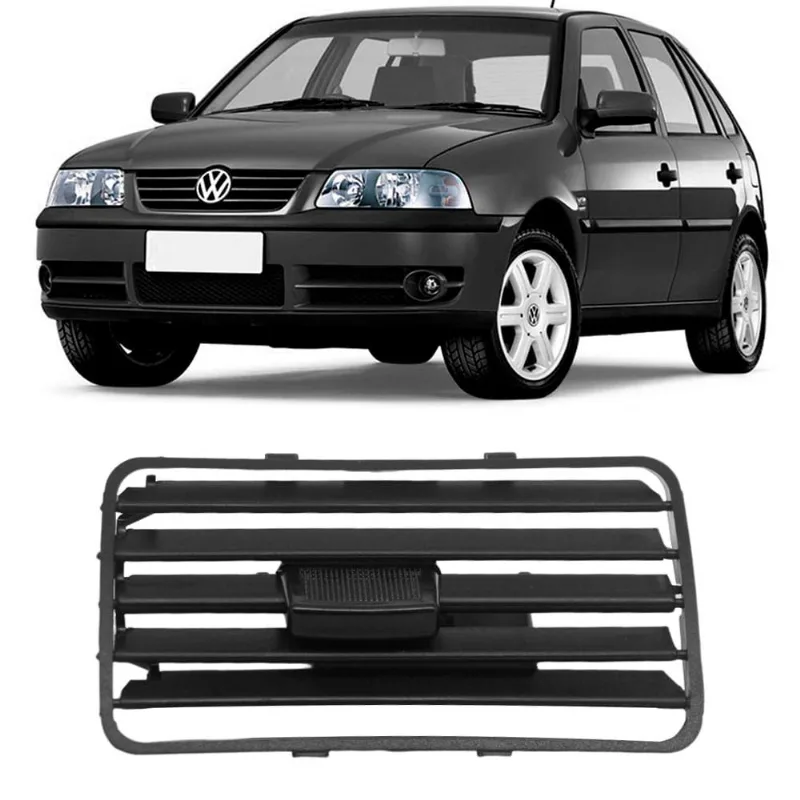 Difusor Ar Central Painel Preto Vw Gol G3 Saveiro Parati Nat