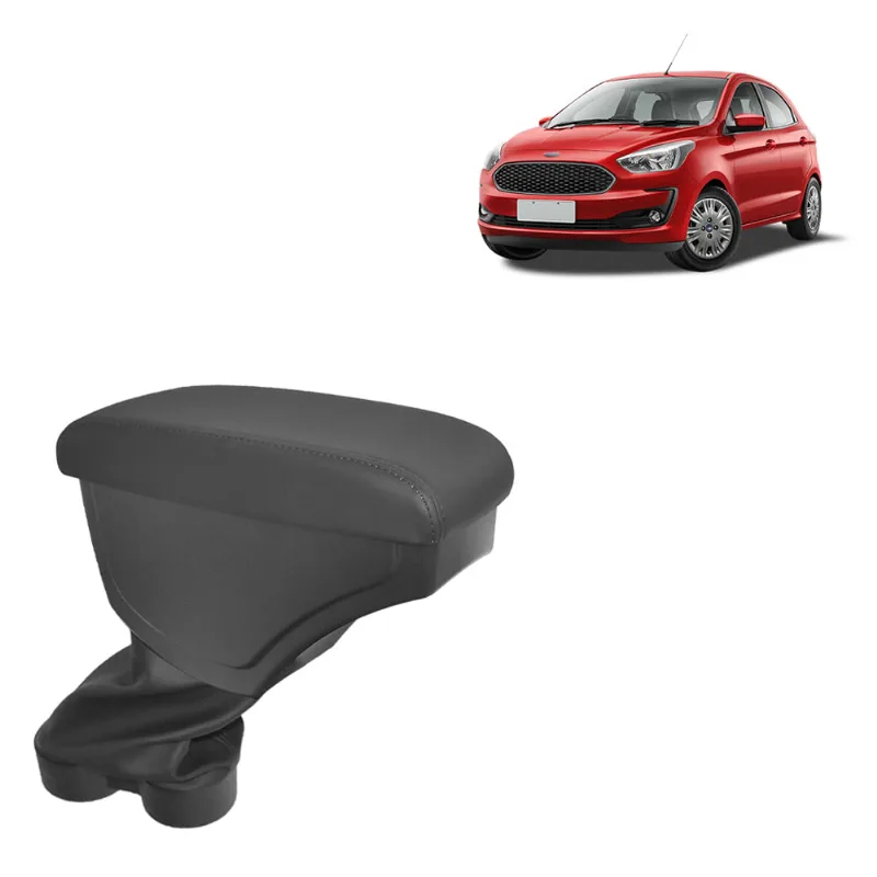 Console Apoio de Braço Ford Ka 2014 até 2021 Preto NAT