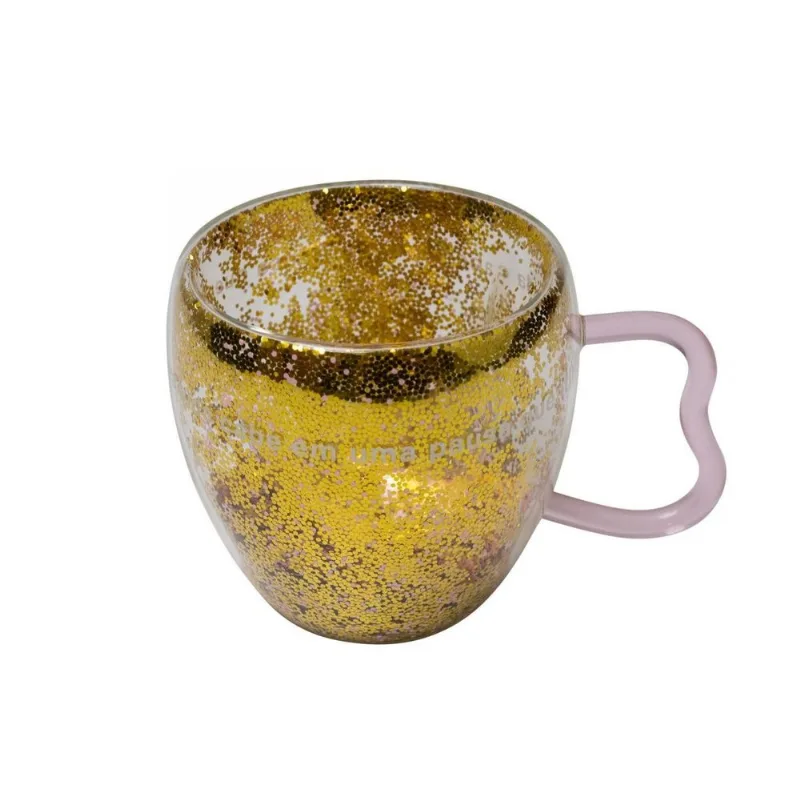 Caneca de Vidro Pausa Quentinha