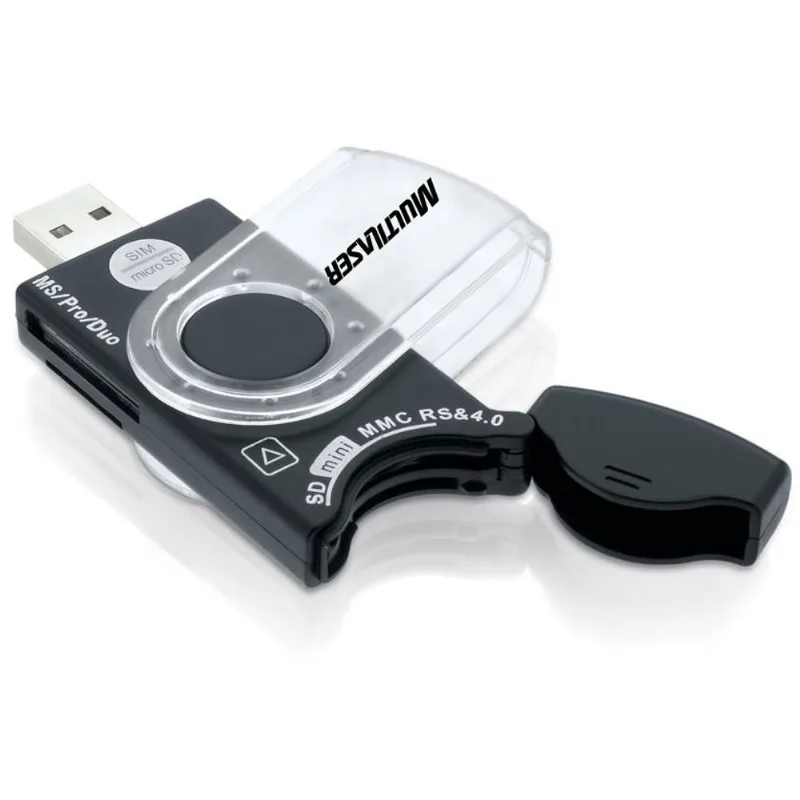 Leitor De Cartão 38 Em 1 Usb Portátil Ac102 Multilaser