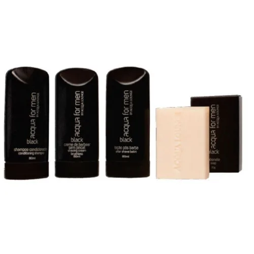 Kit Acqua Lounge Men Black - BLACK