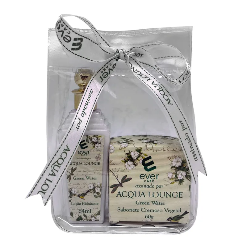 Kit Nice Acqua Lounge Green Water Ever Care Loção Hidratante 64ml + Sabonete 60g