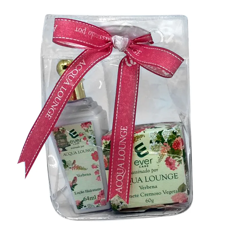 Kit Nice Ever Care Acqua Lounge Verbena Loção Hidratante 64ml + Sabonete 60g