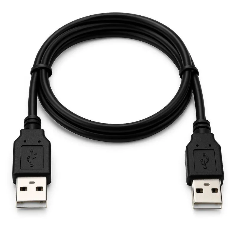 Cabo USB macho-macho 1,5M para Conexão USB 1.0 Tipo a Preto Draik