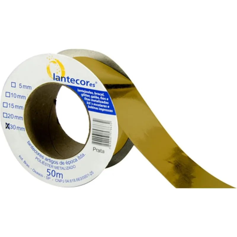 Fita Metaloide 20MMX50MTS. Ouro