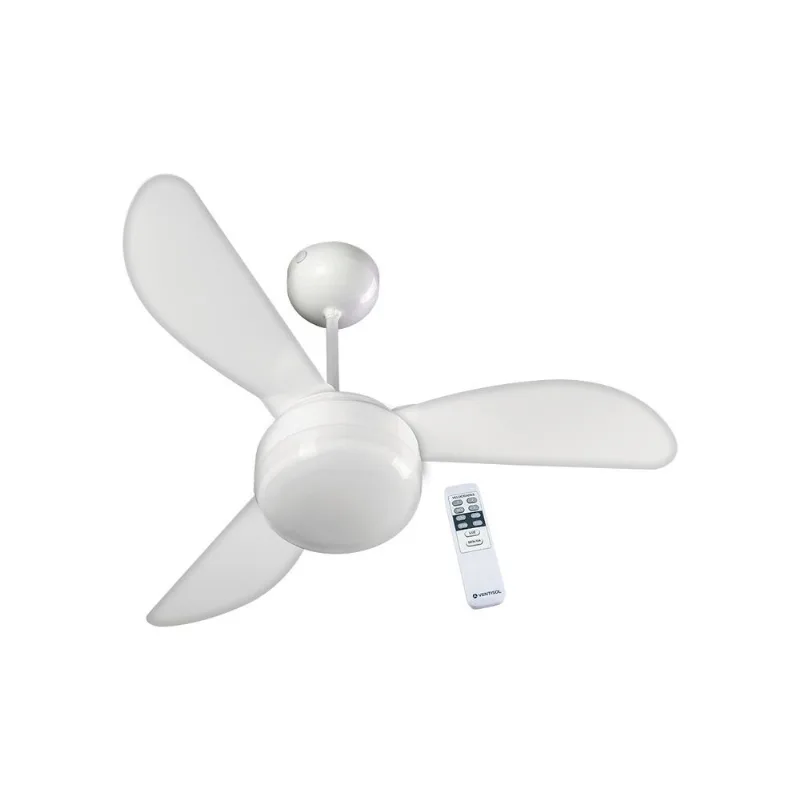 Ventilador de Teto Ventisol Vortice 3 Pás 3 Velocidades Branco 110V