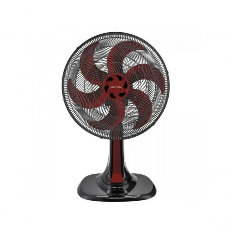 Ventisol Ventilador Mesa Turbo 6 30cm Vermelho 220v - Ventisol - Ar E Ventilação