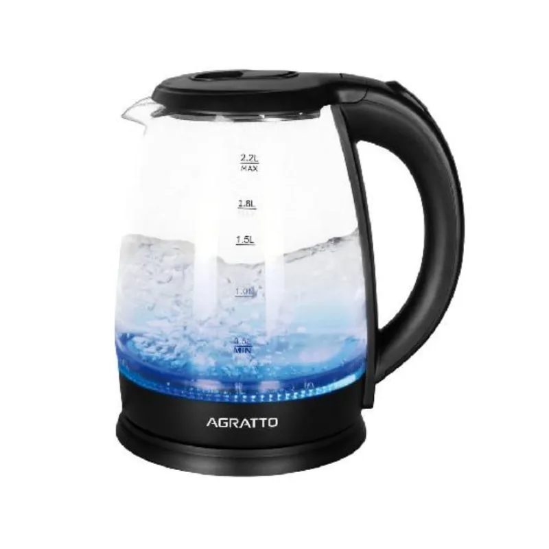Chaleira Elétrica Vidro Aroma 2,2L 1000W Agratto