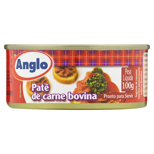 Pate Anglo Carne 24xr | Pate De Carne Bovina - Frios E Laticínios
