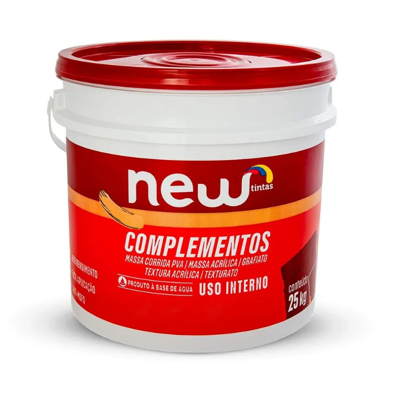 Massa Acrílica New Tintas Branca 25kg