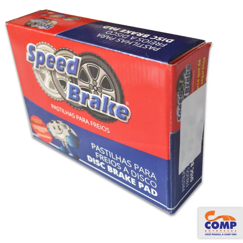 Pastilha De Freio Dianteira 206 306 Xsara 1997 Em Diante Speed Brake SNA-1150 Sistema Bosch