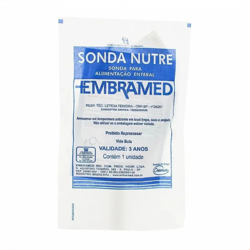 Sonda Para Alimentação Enteral Embramed Nutri N° 12 (MP)
