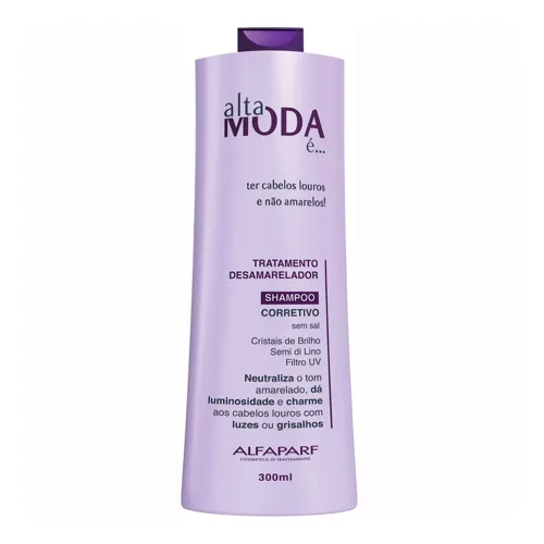 A Moda Trat Desamarelador Shampoo Lro/gris - MODA - Higiene E Beleza