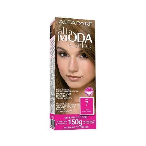 Tint A Moda N 7 Mel Louro Natural - ALTA MODA - Higiene E Beleza