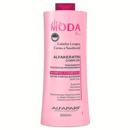 A Moda Sh 300ml Alfakeratin - ALFA PARF - Higiene E Beleza