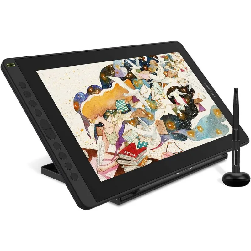 Mesa Digitalizadora Huion Kamvas 16 Com Suporte Azul