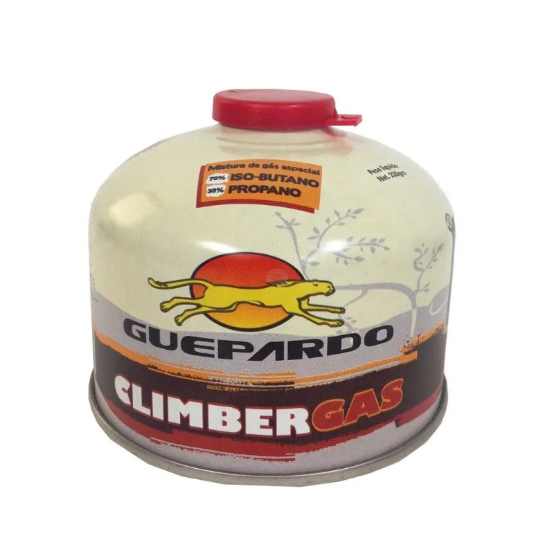 Cartucho de Gás 230g com Válvula de Segurança - Guepardo Climber Gas AE2000