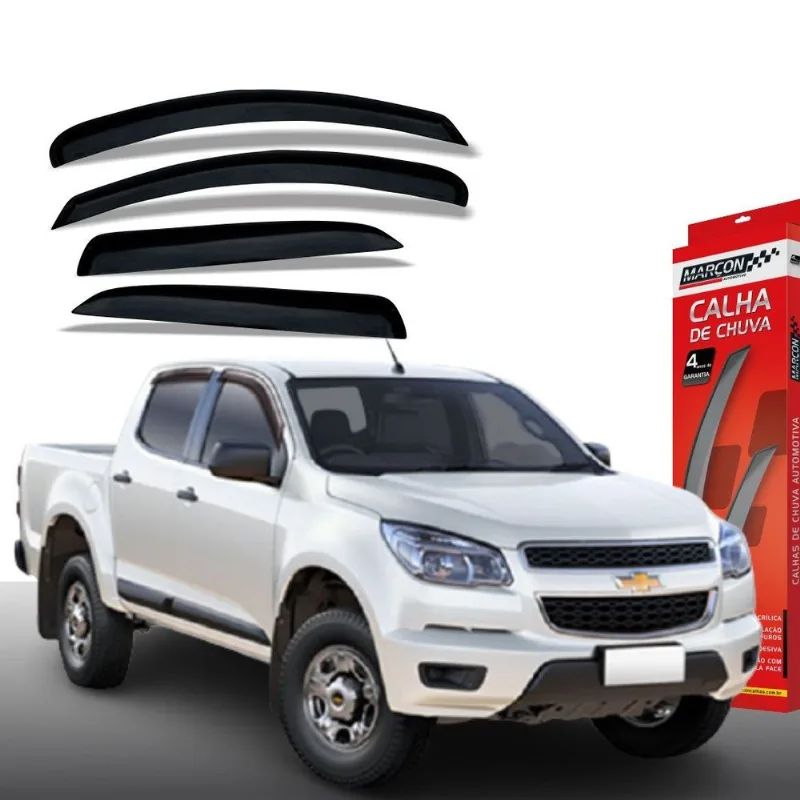 Calha De Chuva S10 2013 Em Diante 4 Portas Chevrolet Gm Marçon
