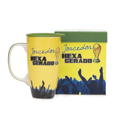 Canecao Zonacriativa Mega Torcedor Hexagerado - MEGA - Bazar