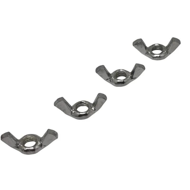 Kit 4 Borboleta Fêmea Simples 6mm Turbo Aço Resistente