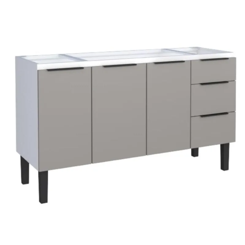 Gabinete para Cozinha Jupiter 145x85x50cm Aço Cozimax Gabinete para Cozinha Jupiter 145x85x50cm Aço Cinza