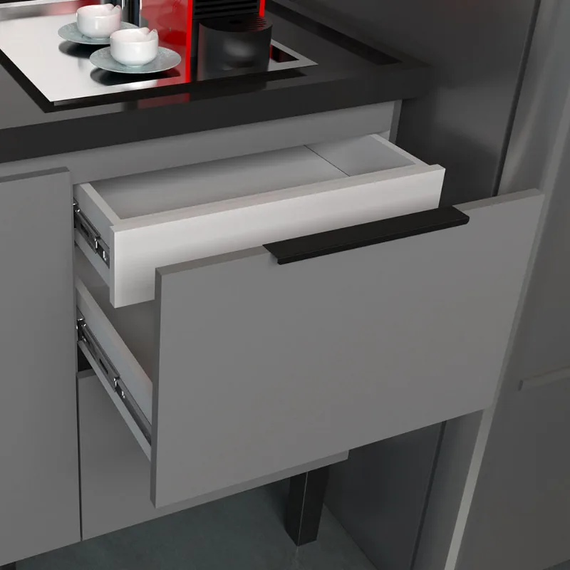 Gabinete para Cozinha em Madeira Cisne 194cm Cinza Cozimax