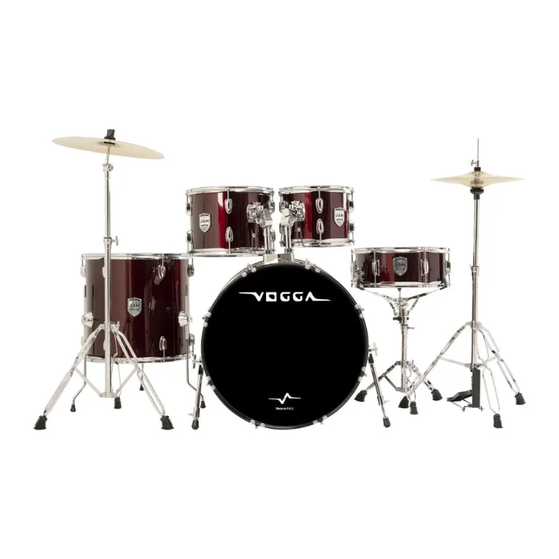 Bateria Acústica Vogga jam VPD422 22 c/ Banco e Prato wrd