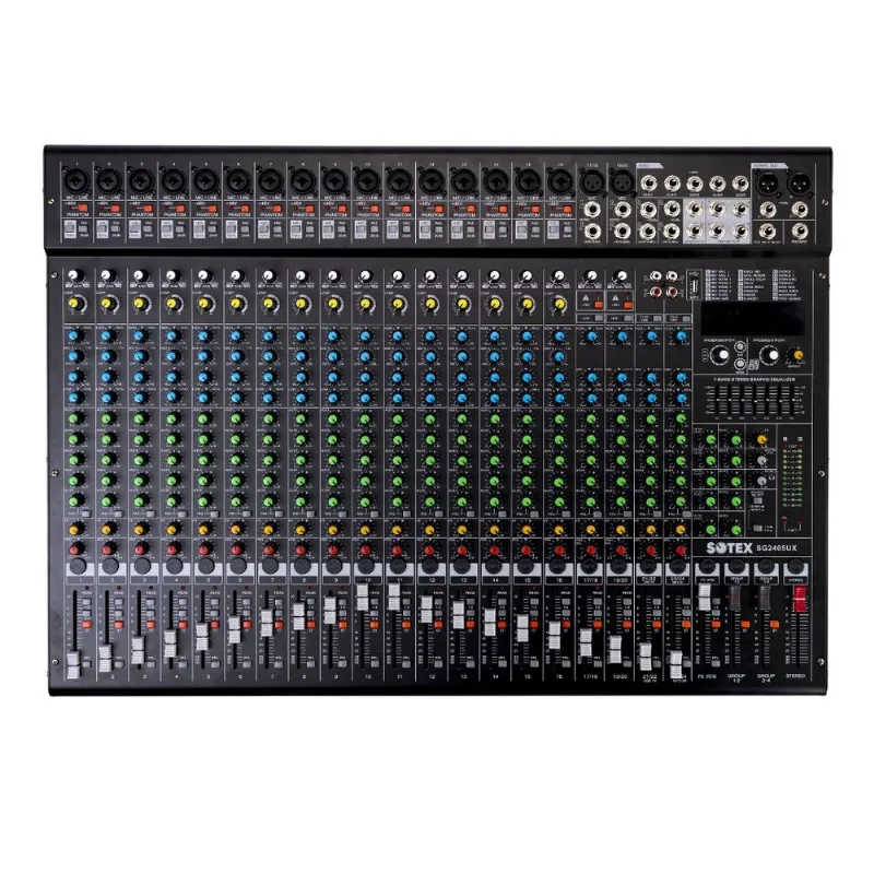 Mesa de Som Sotex SG2405UX 24 Canais Bivolt