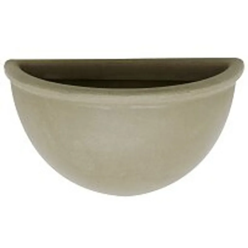 Vaso de Parede Liso 34x20cm Antique Camurça Vasart