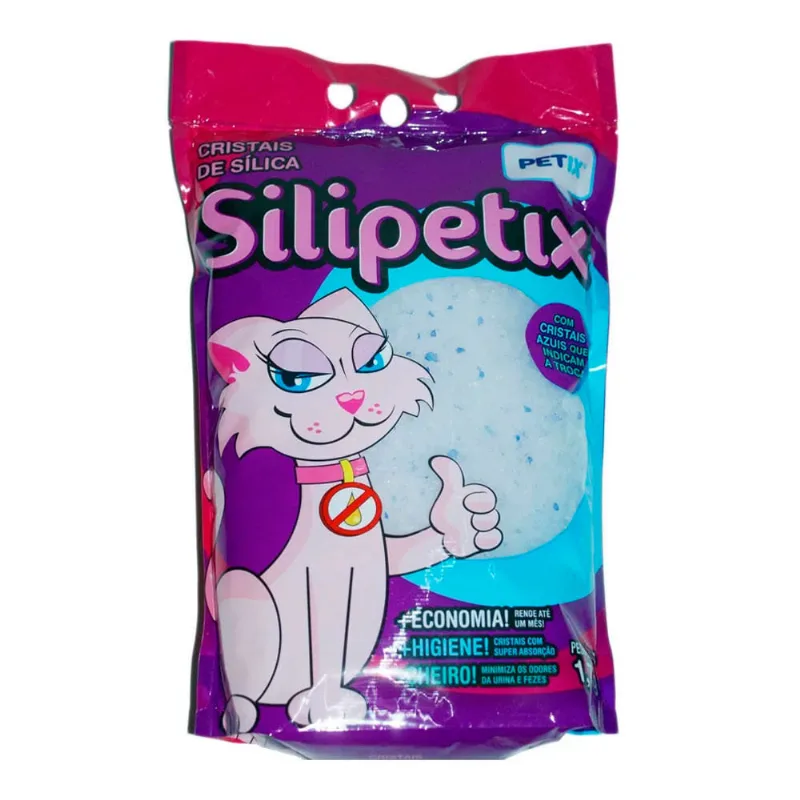 Areia Higiênica Silipetix - 1,8kg