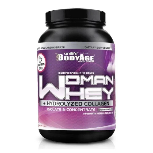 Whey Woman Isolado Chocolate 900g Unilife - UNILIFE - Mercearia