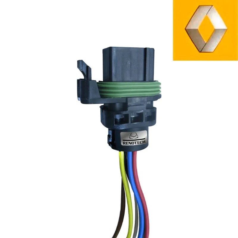 7700253265 - conector elétrico da bomba de combustível - renault diversos - clio I / R-19 / laguna / sandero ii / megane I / clio ii / laguna ii / san