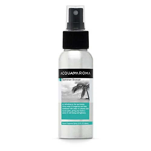 Acqua Aroma Everyday Collection Summer Breeze Room Fragrance Spray 2.0 Fl Oz 60ml  - ACQUA AROMA - Higiene E Beleza