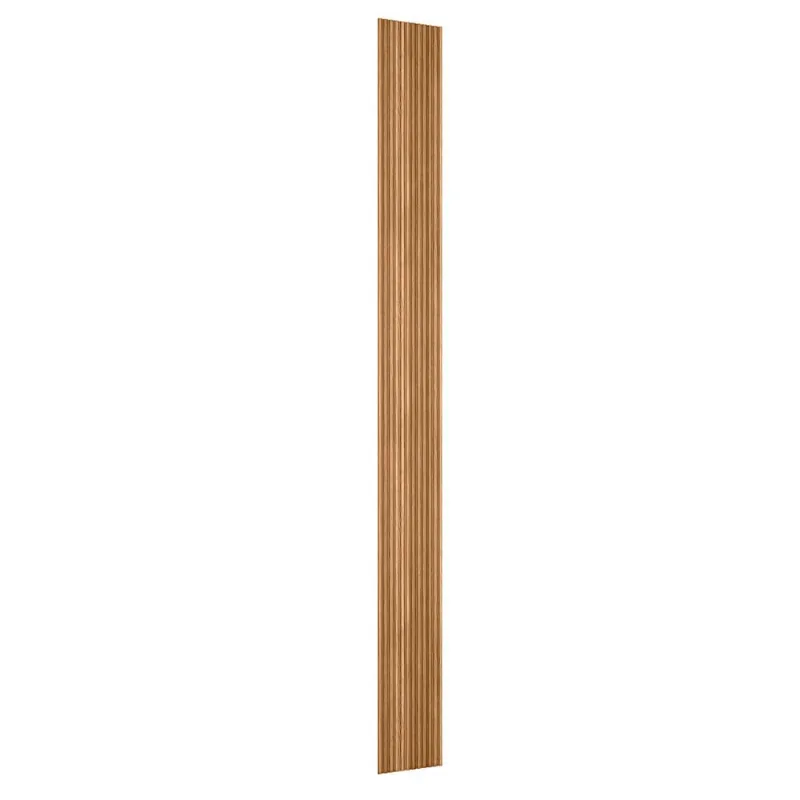 Acabamento Lateral para Painel Ripado em MDF com 2 Peças Carvalho 15MM 2,65MT - Linea
