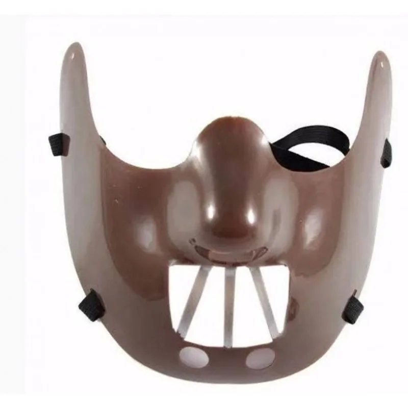 Máscara Halloween Meio Rosto Hanniball Silêncio dos Inocentes
