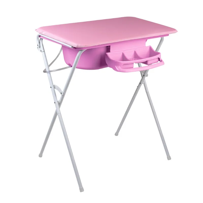 Banheira Luxo Com Suporte Dobrável, Trocador e Saboneteira, 25l, até 30kg - Baby Hércules