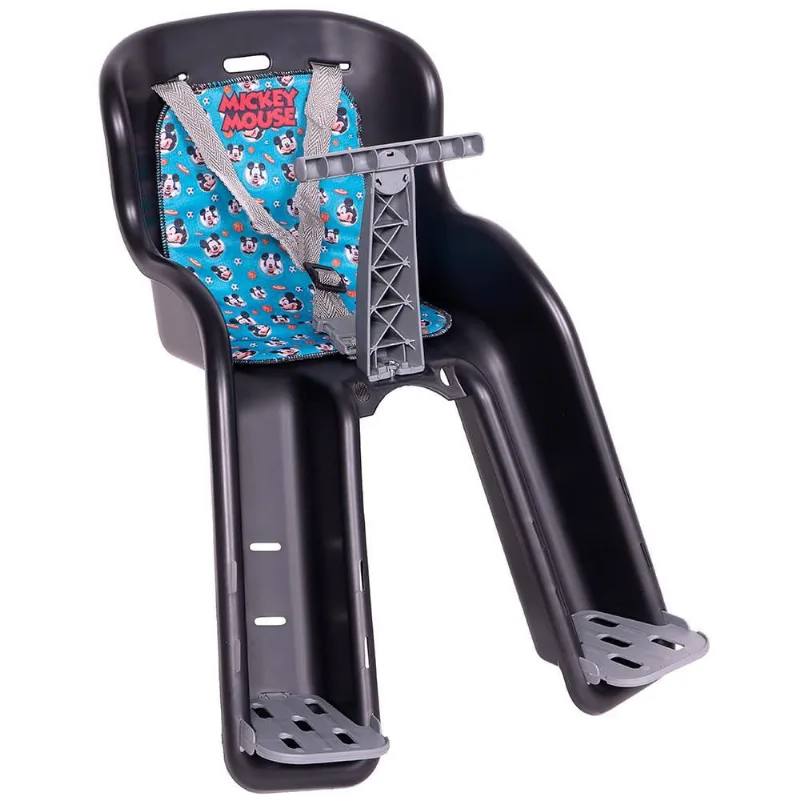 Cadeirinha Bicicleta Styll Mickey Mouse Carona Bike Dianteira com Cinto de Segurança 12893