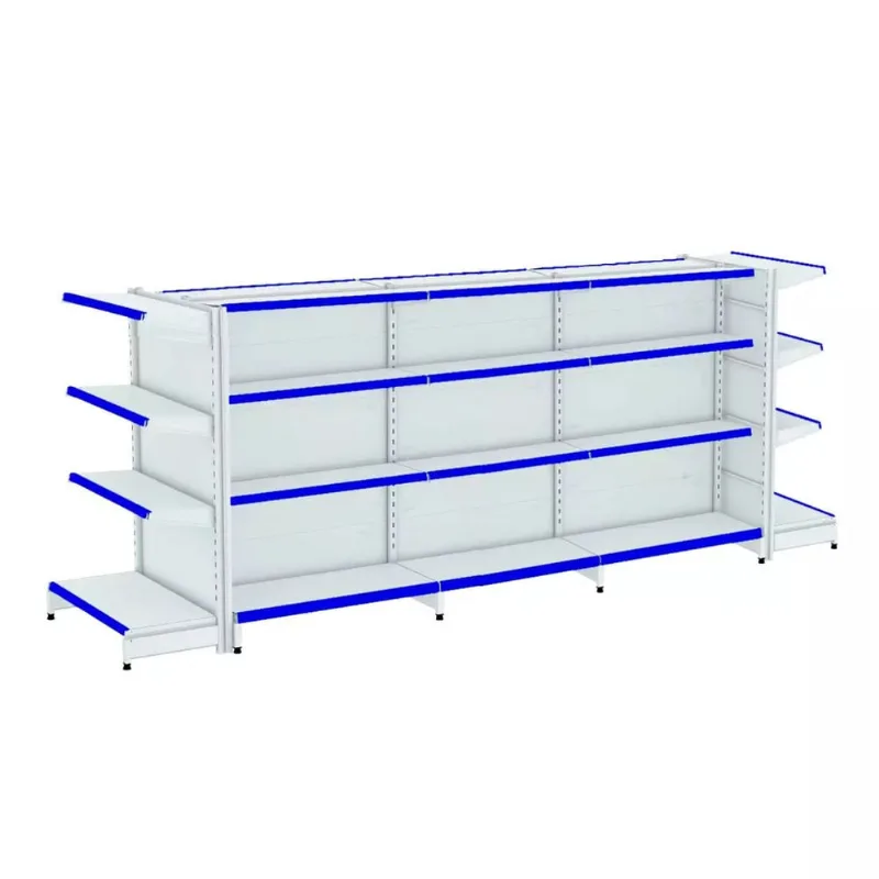 Gondola Centro 137 Fit Ate 3 Metros 2 Ponta Branco 32b Pe Azul