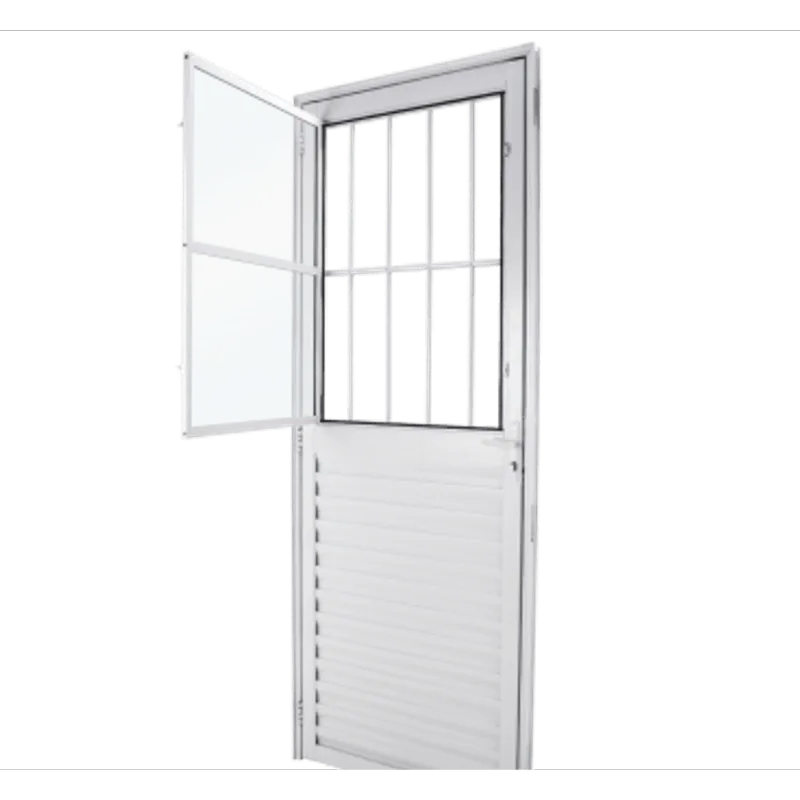 porta de aluminio post vd bor 210x80 crv portas branco dir - 600311