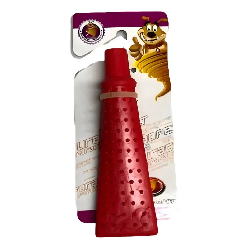 Brinquedo Pet Pasta de Dente Furacao Pet Maciça Borracha