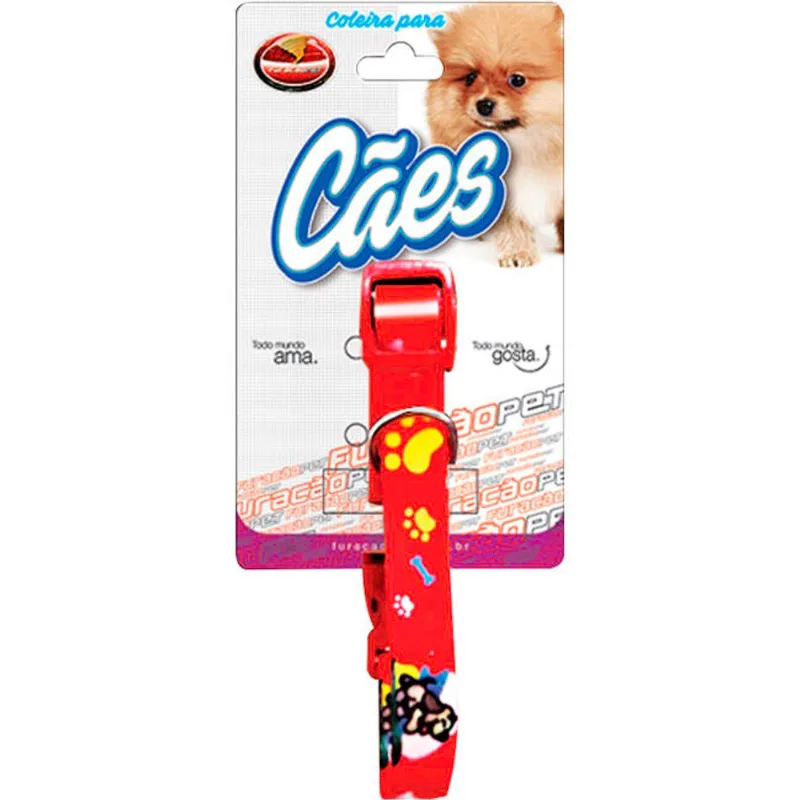 Coleira para Cães Furacão Nylon un