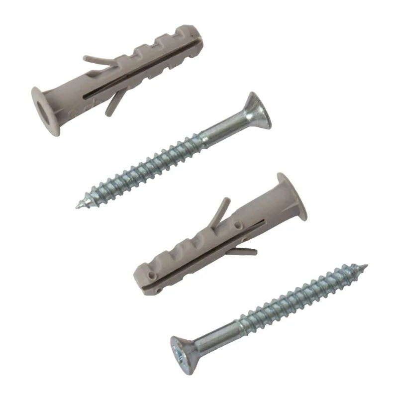 Parafuso Madeira Phs + Bucha Nylon Com Aba 8 Mm - 8 Pc 1867 Sfor