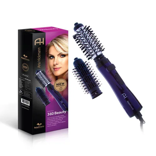 Escova Rotativa Beauty 360 Relaxbeauty Ana Hickmann - RELAXBEAUTY - Higiene E Beleza