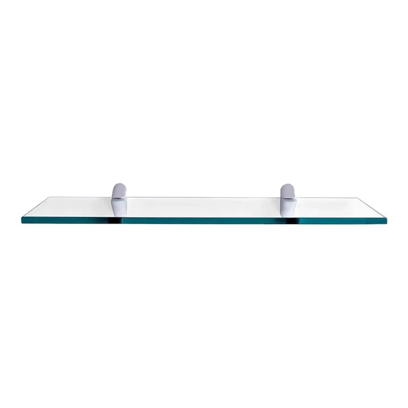 Prateleira Pratefix com Suporte Vidro Reta Glass 20X30 CM