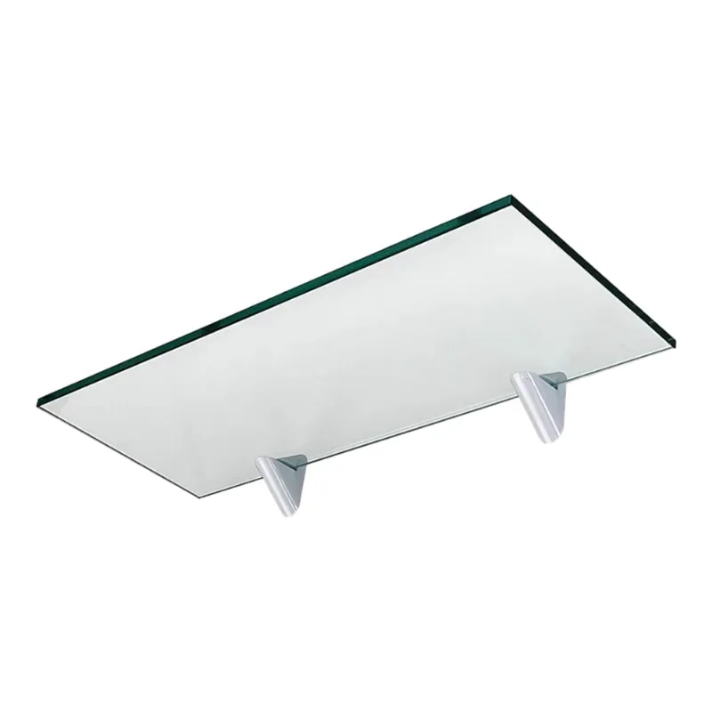 Prateleira Pratefix Vidro com Suporte Reta Glass 20X60 CM