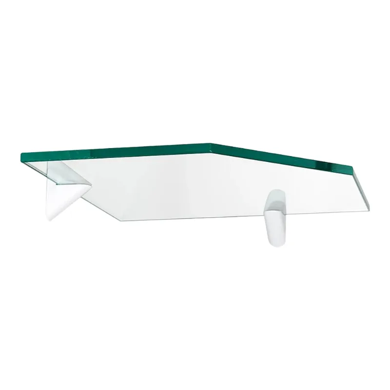 Prateleira Pratefix com Suporte Recort Glass 20X20 CM